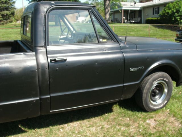 1971 Black Chevrolet C-10 Standard Cab Pickup