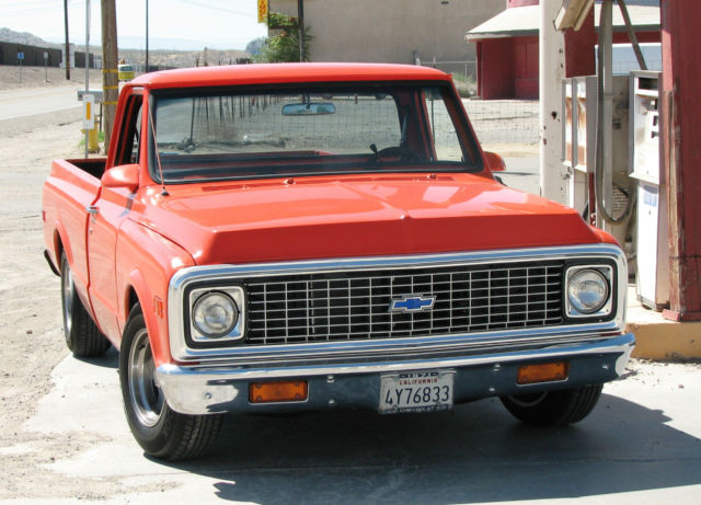 1971 Orange Chevrolet C-10