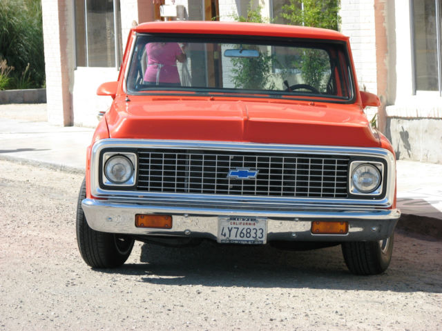 1971 Orange Chevrolet C-10