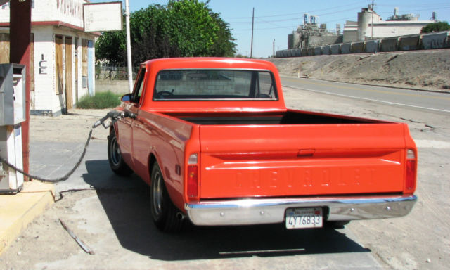 1971 Orange Chevrolet C-10