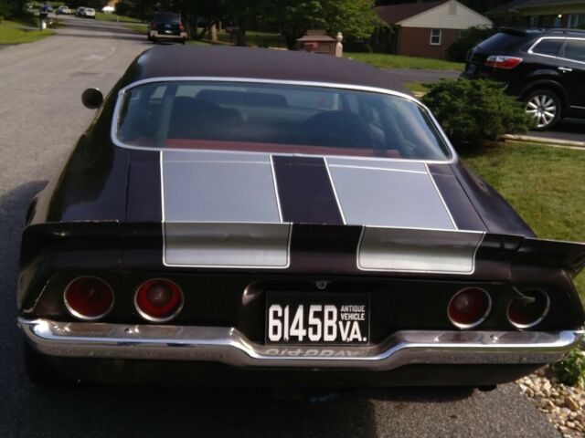 1971 Burgundy Chevrolet Camaro Coupe