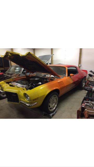 1971 Red Chevrolet Camaro