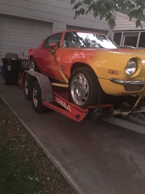 1971 Red Chevrolet Camaro