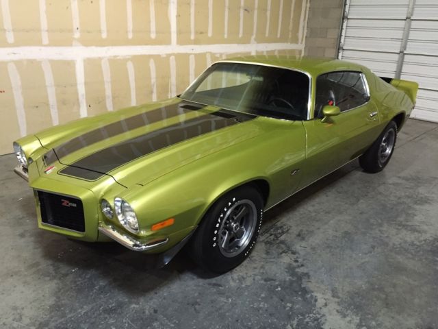 1971 Green Chevrolet Camaro Coupe
