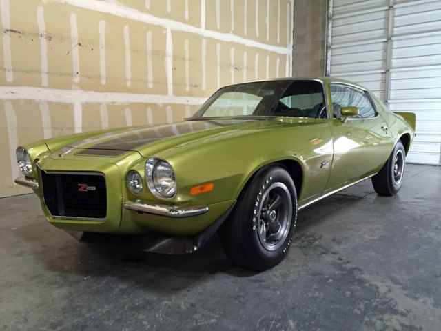 1971 Green Chevrolet Camaro Coupe