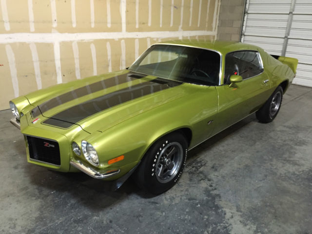 1971 Green Chevrolet Camaro Coupe