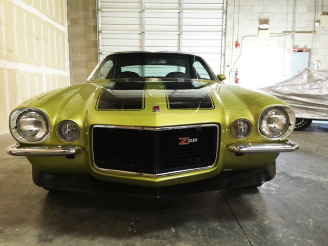 1971 Green Chevrolet Camaro Coupe