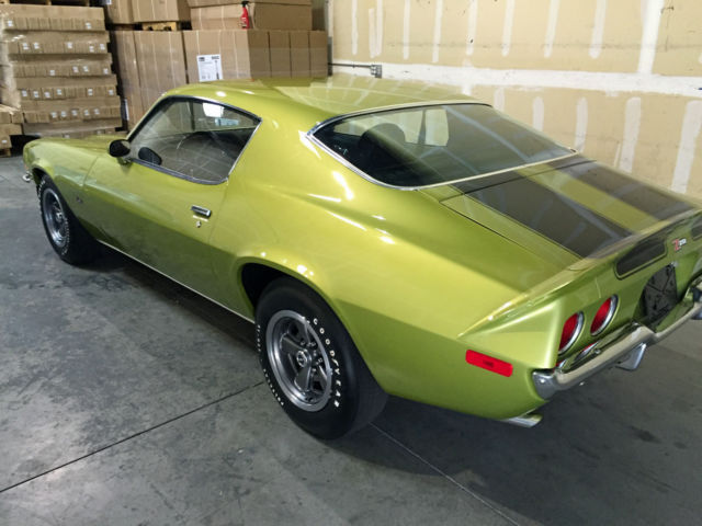 1971 Green Chevrolet Camaro Coupe