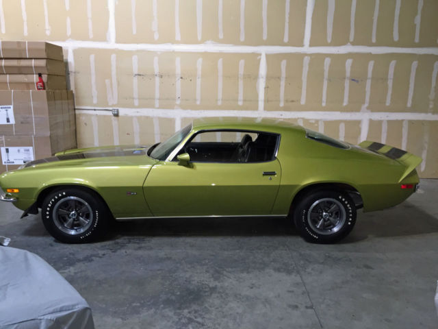 1971 Green Chevrolet Camaro Coupe