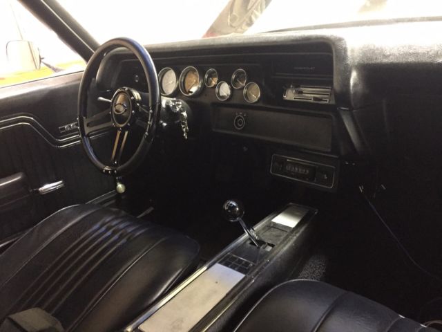 1971 Black Chevrolet Chevelle Convertible