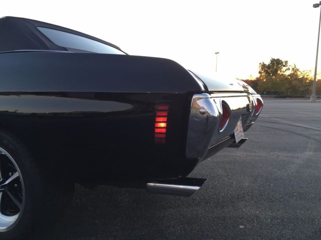1971 Black Chevrolet Chevelle Convertible