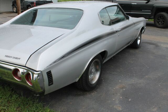 1971 Silver Chevrolet Chevelle Coupe