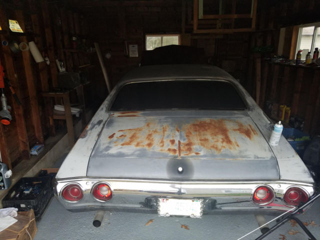 1971 Gray Chevrolet Chevelle Coupe