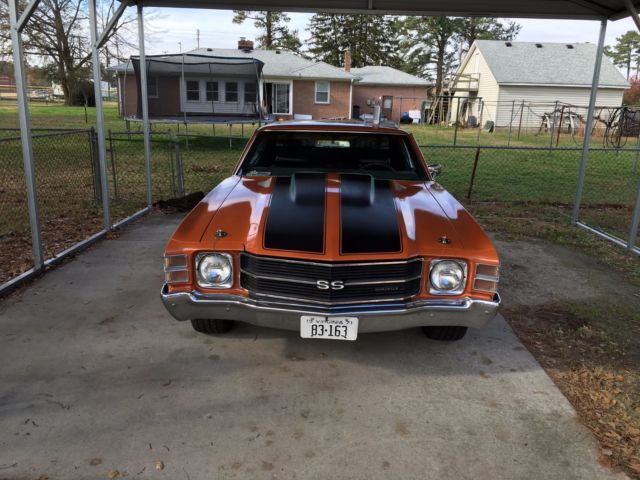 1971 Black Chevrolet Chevelle Coupe