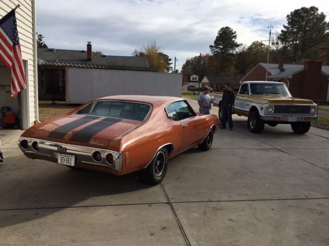 1971 Black Chevrolet Chevelle Coupe
