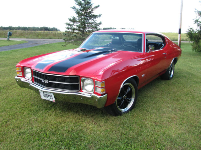 19710000 red Chevrolet Chevelle Coupe