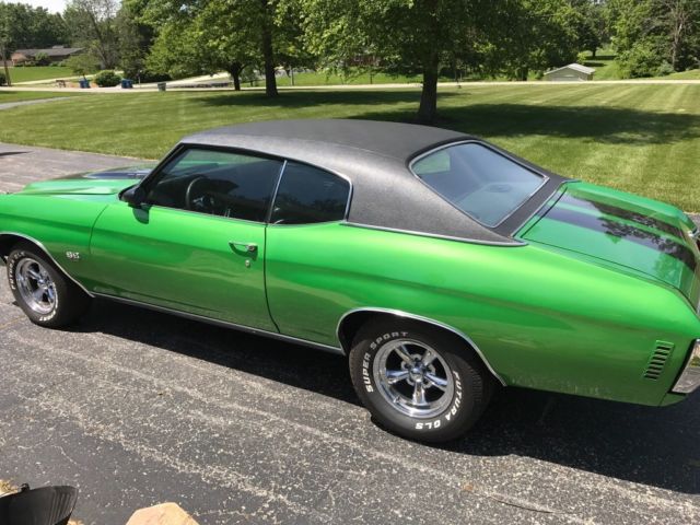 1971 Green Chevrolet Chevelle Coupe