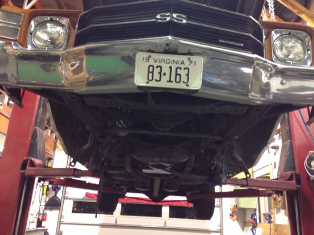 1971 Black Chevrolet Chevelle Coupe