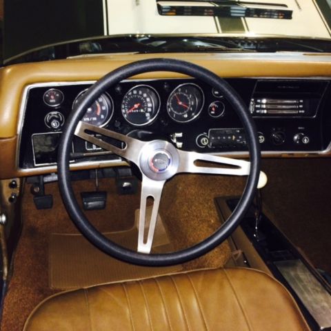 1971 Antique Green Chevrolet Chevelle Convertible