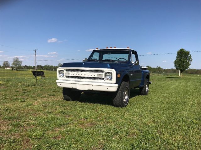 1971 Blue Chevrolet C-10 Standard Cab Pickup