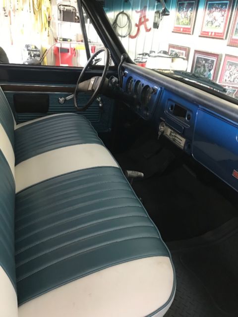 1971 Blue Chevrolet C-10 Standard Cab Pickup