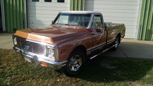 1971 Bronze Chevrolet Other Pickups 3/4 ton long box fleetside