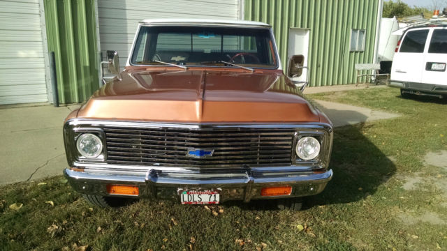 1971 Bronze Chevrolet Other Pickups 3/4 ton long box fleetside