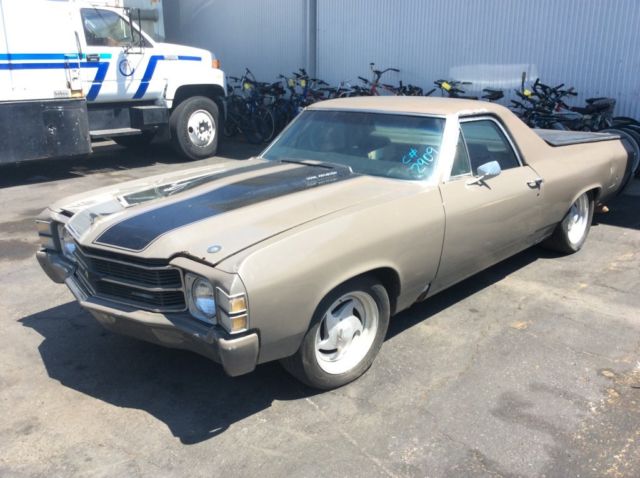 1971 Black Chevrolet El Camino