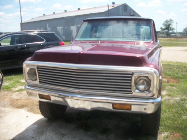 1971 Burgundy Chevrolet C/K Pickup 1500