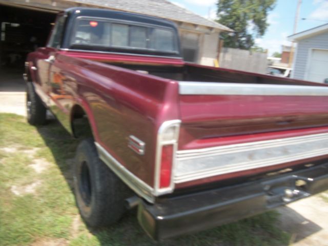 1971 Burgundy Chevrolet C/K Pickup 1500