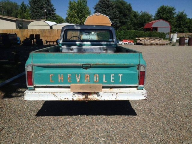 1971 Teal Chevrolet C-10 Crew Cab Pickup