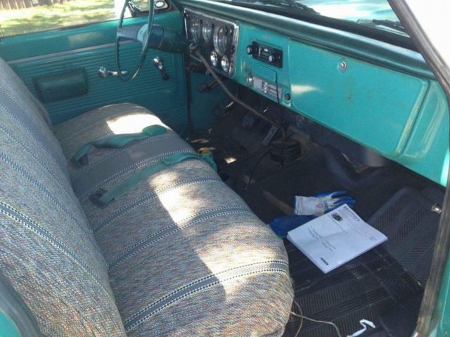 1971 Teal Chevrolet C-10 Crew Cab Pickup