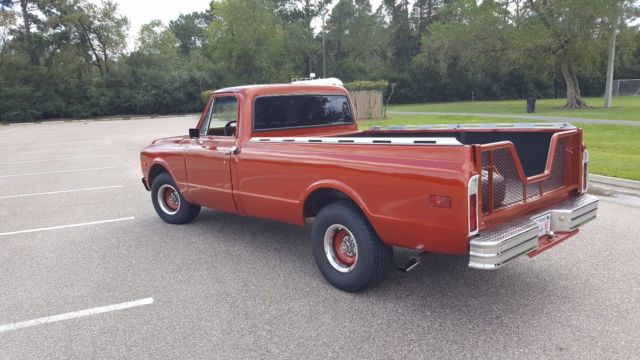 1971 Orange Chevrolet C-10 Crew Cab Pickup