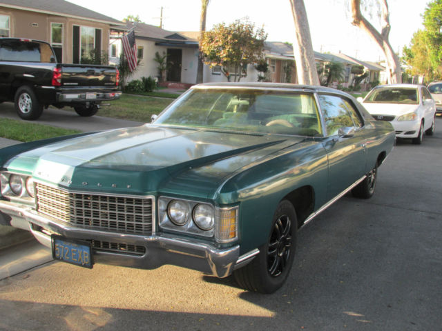 1971 Green Chevrolet Impala Sedan