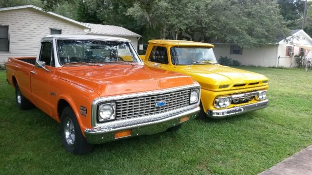 1971 Orange Chevrolet C-10