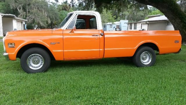 1971 Orange Chevrolet C-10