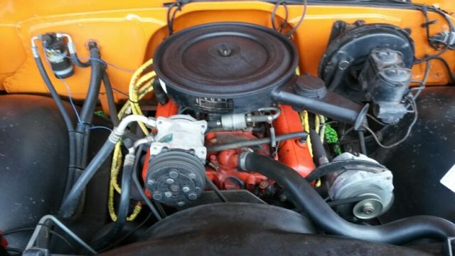 1971 Orange Chevrolet C-10