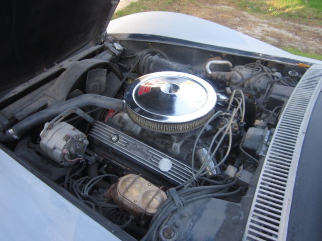 1971 Blue Chevrolet Corvette