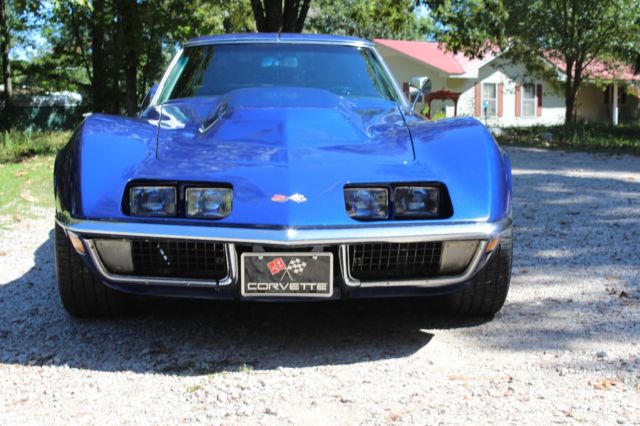 1971 Blue Chevrolet Corvette Coupe