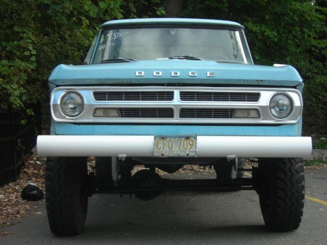 1971 Blue Dodge Other Pickups