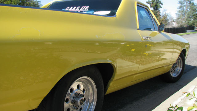 1971 yellow Chevrolet El Camino