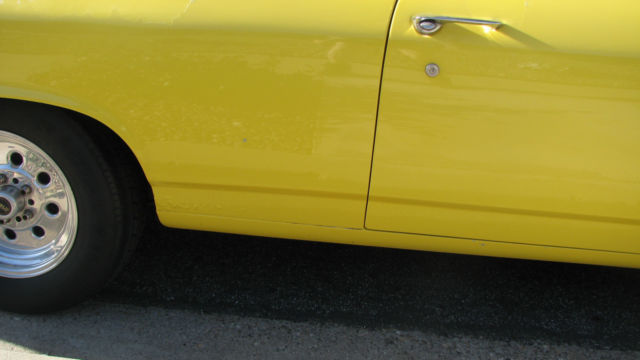 1971 yellow Chevrolet El Camino