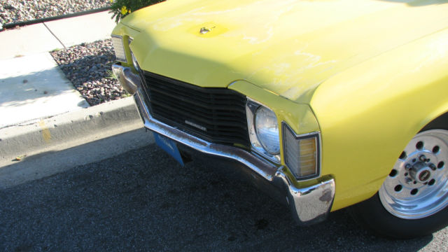 1971 yellow Chevrolet El Camino