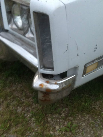 1971 White Cadillac Eldorado Convertible