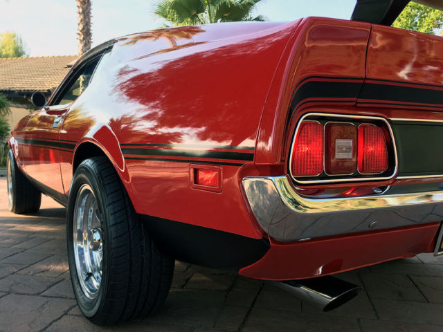 1971 Red Ford Mustang FASTBACK