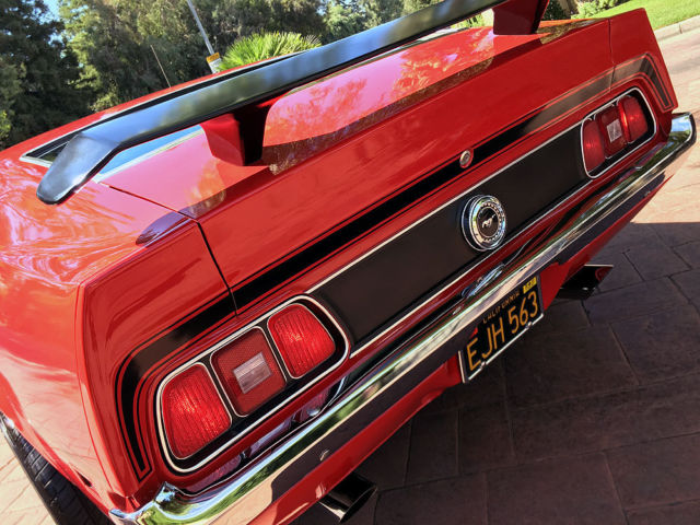 1971 Red Ford Mustang FASTBACK