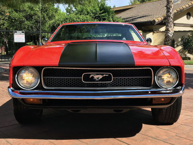 1971 Red Ford Mustang FASTBACK