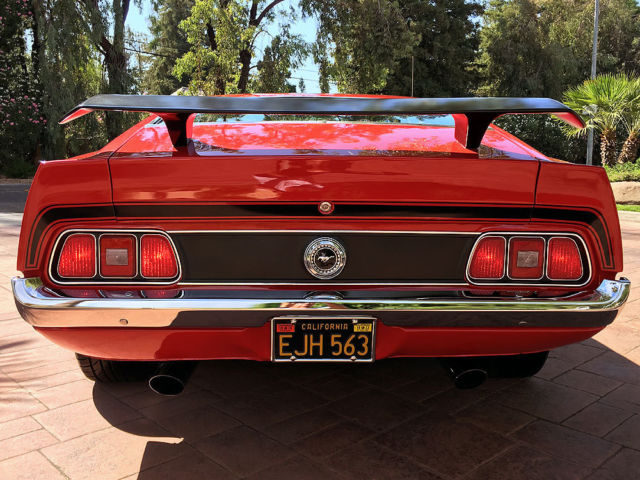1971 Red Ford Mustang FASTBACK