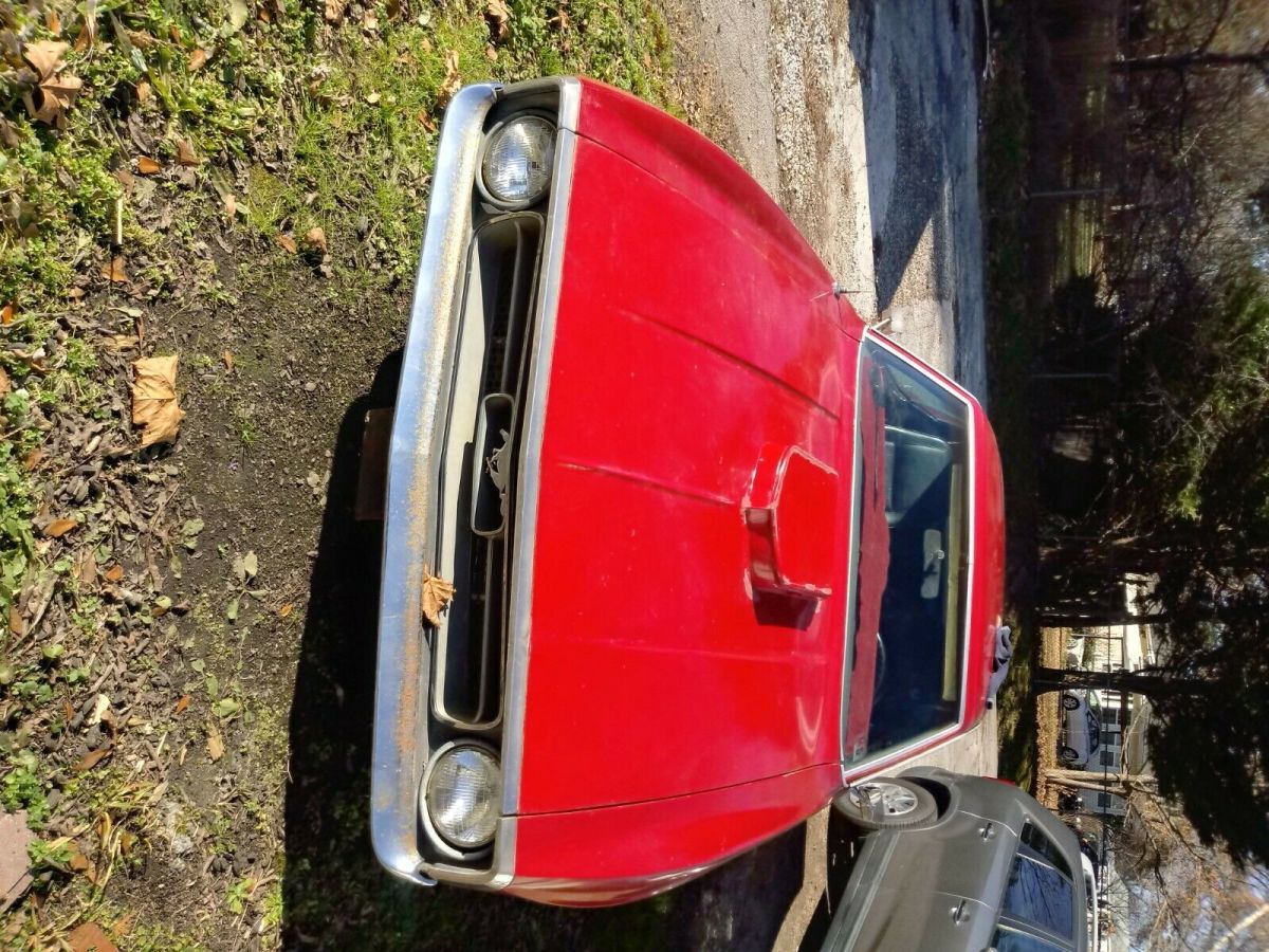 1971 Red Ford Mustang Coupe