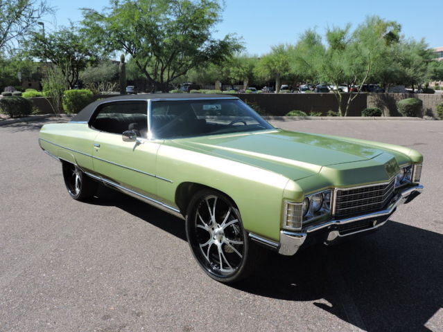 1971 Green Chevrolet Impala Coupe